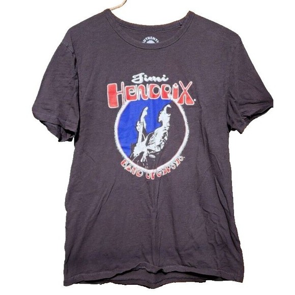 Jimi Hendrix Band Of Gypsys Black Band T-Shirt Size Medium Retro 60's - Picture 1 of 4